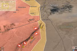 Lực lượng Tigers đánh chiếm núi Jabal Halayyl, Tây Nam Palmyra