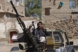 Chiến binh Houthi trên chiến trường phía nam Yemen. Ảnh minh họa South Front.