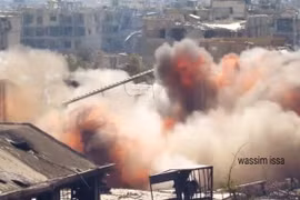 Quân đội Syria làm nổ tung đường hầm bí mật của Fath Al-Sham Front ở Jobar 