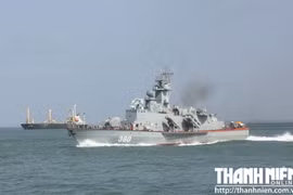 Tàu tên lửa Molnya số hiệu 380 do Việt Nam đóng đã được nghiệm thu thành công 