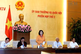 Phiên họp thứ 14 của Ủy ban Thường vụ Quốc hội sẽ diễn ra từ ngày 11-20/9/2017.