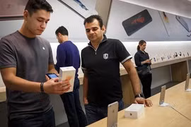 Một cửa hàng Apple ở Chicago