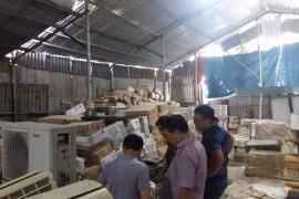 Toàn bộ số hàng lậu đã bị thu giữ
