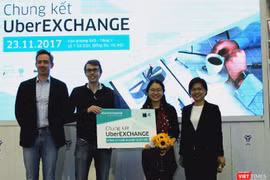 Dự án ứng dụng số hóa ngành công nghiệp vận tải đường bộ Logivan đã dành chiến thắng chung cuộc. Ảnh: Bùi Phú