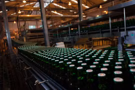Một góc Nhà máy bia Heineken Việt Nam tại Quận 12.