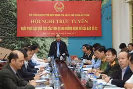 Thủ tướng phát biểu chủ trì hội nghị.
