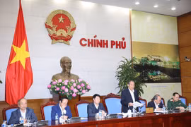 Phó Thủ tướng Trương Hoà Bình chủ trì cuộc họp của Ban Chỉ đạo khắc phục sự cố môi trường biển 4 tỉnh miền Trung (ảnh: VGP).