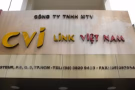 Bảng hiệu của công ty CVI LINK Việt Nam