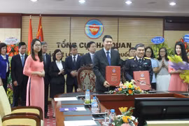 Lễ ký kết giữa BIDV và Tổng cục Hải quan. Ảnh: Tổng cục Hải quan.