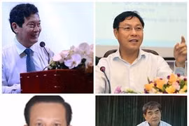 Ông Huỳnh Vĩnh Ái, ông Đặng Huy Đông, ông Thạch Dư, ông Hà Hùng (từ trên xuống, trái sang phải). Nguồn: Lao động