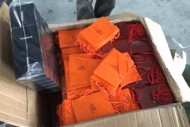 Số hàng bị tạm thời thu giữ. Ảnh: Tổng cục Hải quan 