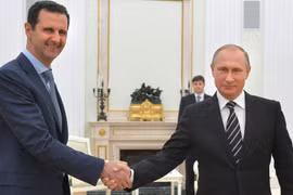 Tổng thống Vladimir Putin và Tổng thống Bashar Assad 
