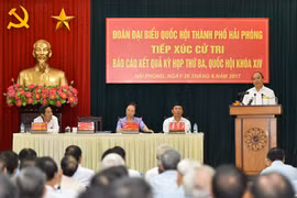 Thủ tướng phát biểu tại buổi tiếp xúc cử tri thành phố Hải Phòng