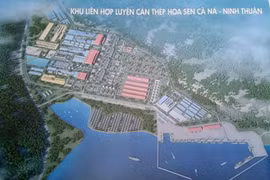 Phối cảnh của dự án Khu liên hợp thép Hoa Sen - Cà Ná