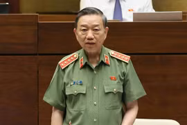 Bộ trưởng Tô Lâm đăng đàn trả lời chất vấn của các ĐBQH sáng nay.