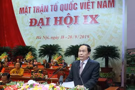 Ông Trần Thanh Mẫn tái đắc cử Chủ tịch Ủy ban Trung ương MTTQ Việt Nam khóa IX.