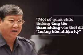 Trong phiên chất vấn Đại biếu Quốc hội khóa XIII, lần đầu tiên Đại biểu Lê Như Tiến nhắc cụm từ "hoàng hôn nhiệm kỳ