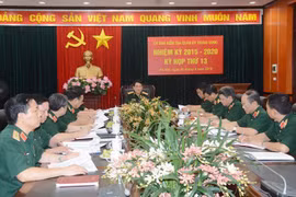 Kỳ họp 13 của Ủy ban Kiểm tra Quân ủy Trung ương vừa diễn ra sáng nay (6/8).