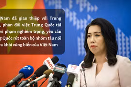 Người phát ngôn Bộ Ngoại giao Lê Thị Thu Hằng.