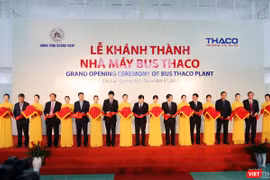 Lễ khánh thành Nhà máy Bus Thaco