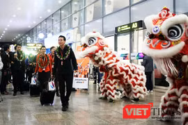 Trưa 27/3, Hãng hàng không Jetstar Pacific đã chính thức khai trương đường bay Đà Nẵng-Hồng Kông bằng máy bay Airbus A320 loại 180 ghế hạng phổ thông.