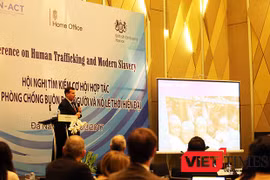 Sáng 29/3, tại Đà Nẵng, Đại sứ quán Anh tại Hà Nội và Chương trình hành động của Liên Hợp Quốc về hợp tác chống nạn buôn bán người (UN-ACT) phối hợp tổ chức Hội nghị ‘Tìm kiếm cơ hội hợp tác trong phòng chống buôn bán người và nô lệ thời hiện đại"