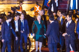Tối ngày 9/11, chuyên cơ chở nữ Tổng thống Chile Michelle Bachelet cùng đoàn công tác đã tới Đà Nẵng, tham dự hội nghị lãnh đạo các nền kinh tế thành viên APEC.