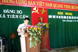 Lãnh đạo huyện Tiên Phước vừa xác nhận thông tin việc ông Huỳnh Nhuận, Chủ tịch UBND xã Tiên Cẩm đã gửi đơn xin nghỉ việc.