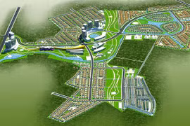 Khung cảnh toàn thể dự án KĐT sinh thái Hồng Hạc - Xuân Lâm (Nguồn: KCX Bắc Ninh)