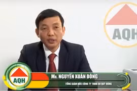 Ông Nguyễn Xuân Đông khi đảm nhiệm vị trí Tổng Giám đốc An Quý Hưng (Nguồn: AQH)