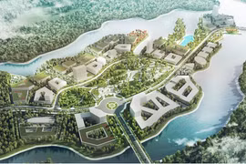 Phối cảnh Khu phần mềm - Khu công nghệ cao Hòa Lạc, một trong những dự án HHPD đang triển khai đầu tư (Nguồn: HHPD)