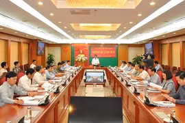 Toàn cảnh Kỳ họp thứ 2 của Uỷ ban Kiểm tra Trung ương. 
