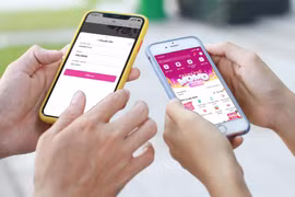 Người dùng có thể chuyển tiền bằng Ví MoMo ngay trên ứng dụng chat Viber