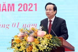Bộ trưởng Đào Ngọc Dung cho biết năm 2021, Bộ sẽ tiếp tục đẩy mạnh cải cách hành chính, ứng dụng công nghệ thông tin nhằm đáp ứng tốt hoạt động quản lý, chỉ đạo, điều hành thực hiện nhiệm vụ về lao động, người có công và xã hội. Ảnh: Bộ LĐ-TB&XH.