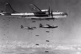 Máy bay ném bom B-29 trong cuộc chiến tranh Triều Tiên (1950-1953) (Ảnh: Tư liệu)
