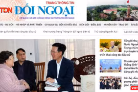 Giao diện Trang Thông tin đối ngoại.