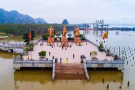 Lễ đón nhận Bằng xếp hạng di tích quốc gia Khu di tích lịch sử Bạch Đằng Giang là dịp thể hiện niềm tự hào dân tộc, khẳng định tiềm năng và trí tuệ của con người Việt Nam. Ảnh: UBND TP. Hải Phòng.