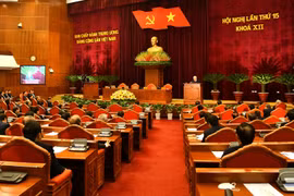 Hội nghị Trung ương lần thứ 15 đã thành công rất tốt đẹp. Ảnh: TTXVN.