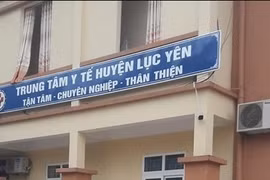 Trung tâm Y tế huyện Lục Yên, tỉnh Yên Bái, nơi xảy ra vụ việc