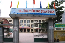 Trường Tiểu học Quán Toan (Hồng Bàng, Hải Phòng) nơi xảy ra vụ việc