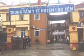 Trung tâm y tế huyện Lục Yên, tỉnh Yên Bái, nơi xảy ra vụ việc.