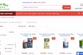 Một website vi phạm quảng cáo viên xương khớp Kingphar New