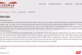 Thông cáo báo chí của Trường Gateway hôm nay