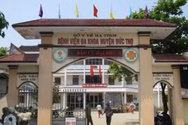 Bệnh viện đa khoa huyện Đức Thọ (Hà Tĩnh) - nơi xảy ra vụ việc