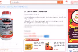 Sản phẩm Glucosamin & Chondroitin 1500 chưa được công bố với cơ quan chức năng nhưng đã bán ra thị trường.