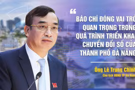 Ông Lê Trung Chinh – Chủ tịch UBND TP Đà Nẵng - trả lời phỏng vấn của VietTimes về vấn đề chuyển đổi số của TP Đà Nẵng và vai trò của báo chí trong tiến trình chuyển đổi số tại địa phương.