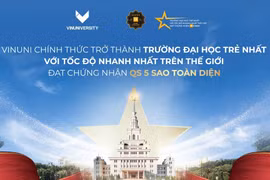 VinUni trở thành Đại học trẻ nhất thế giới đạt chứng nhận QS 5 sao