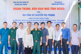 THACO Chu Lai trao tặng 37 ngôi nhà tình nghĩa cho tỉnh Quảng Nam