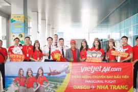 Vietjet khai trương đường bay Daegu – Nha Trang, nối gần hơn hai thiên đường du lịch Việt – Hàn