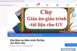 Chợ giáo án - Ảnh Giaoduc.net